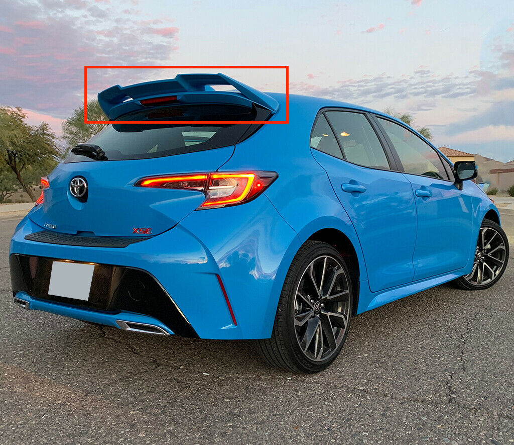 2019-2022 Toyota Corolla Hatchback E210 Spoiler-Painted - Aggwings, Aftermarket car accessories, Spoilers, Bumpers, Conversions, Fenders