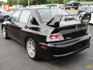 Painted rear spoiler for 2001–2007 Mitsubishi Lancer Evolution VIII/IX Sedan – Aggwings