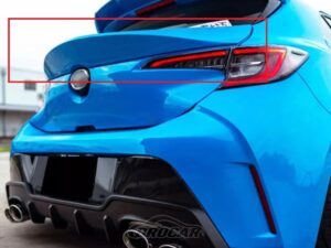 Painted Rear Spoiler for 2019–2025 Toyota Corolla 5DR Hatchback – Aggwings