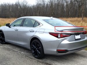 T Style painted spoiler for 2019–2025 Lexus ES250 Sedan – Aggwings
