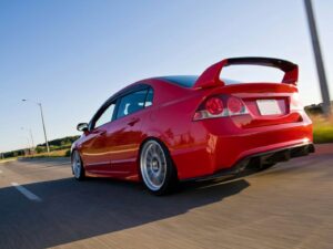 Painted 2006-2011 Honda Civic Sedan R Style Spoiler – Aggwings Aftermarket Rear Wing